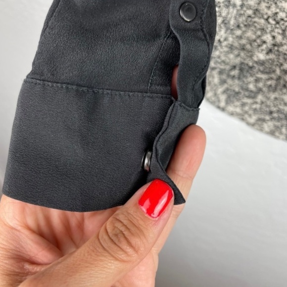 Rebecca Taylor 100% Silk Woodcut Colorblock Blouse - Picture 11 of 14